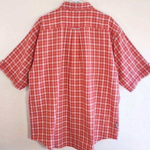Vintage MECCA USA Button Up Logo Shirt Streetwear Check Short Sleeve  Size XL - Picture 5 of 14